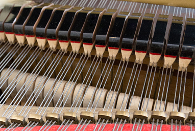 intérieur d'un piano